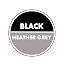 2 Pack - Black & Heather Grey
