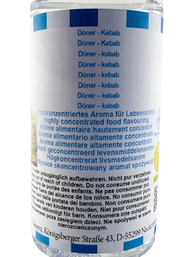 Arôme döner kebab sans viande Sasami formule liquide concentrée 100 ml - 6