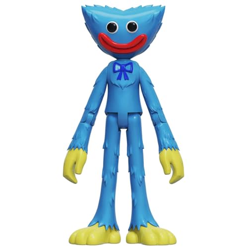 Bizak Poppy Playtime Figurine d'action articulée de Huggy Wuggy 13 cm, livré avec des Accessoires comme dans Le Jeu vidéo, différents Personnages à Collectionner, à partir de 6 Ans (64230010)