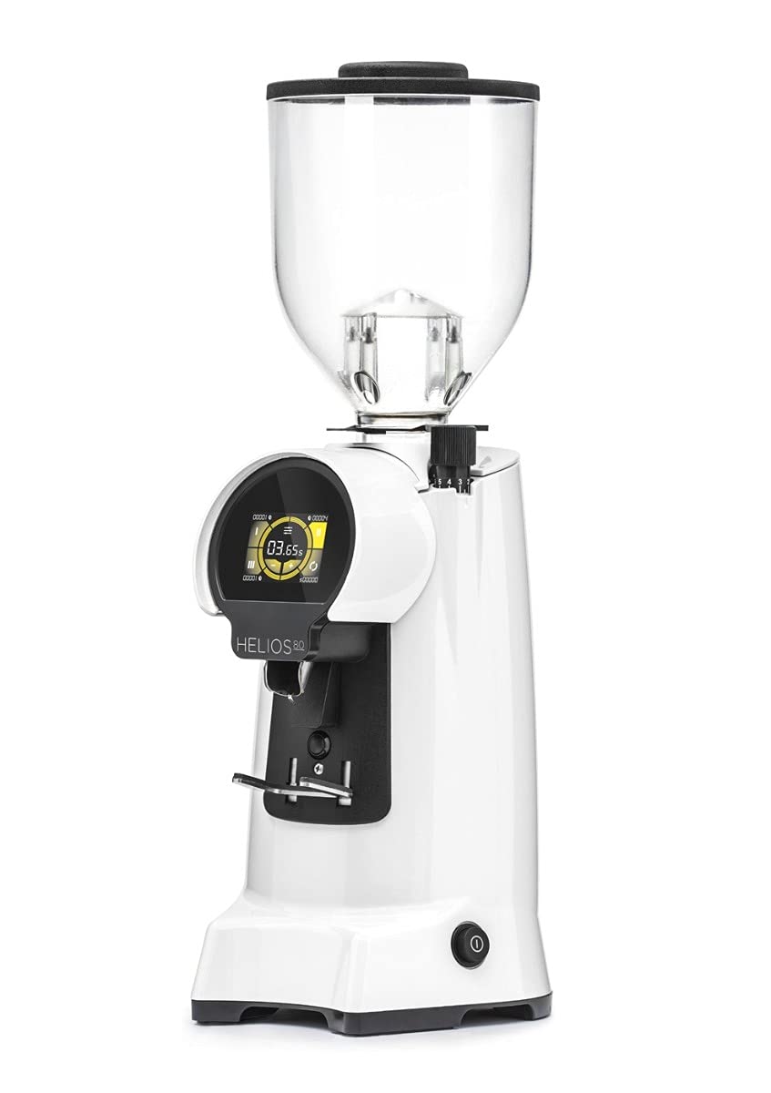 Eureka Helios 80 Touchscreen 80mm Commercial Espresso Grinder (White)