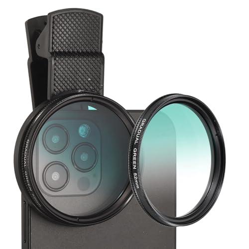 Filtro polarizador de 52 mm para evitar reflejos y mejorar fotos de exteriores