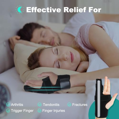 Fewener Finger Splint, Boxer Break Metacarpal Splint Brace - 4th or 5th Finger Splint Support (X-Small) - Image 3