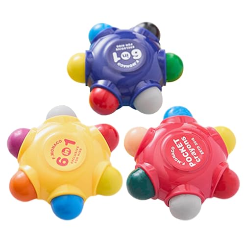 Crayons de couleur lavables à mine incassable pour garçons et filles