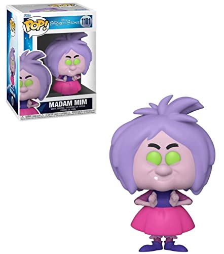 POP Disney: Espada na Pedra – Boneco Pop de vinil Madam Mim Funko (embalado com capa protetora compa