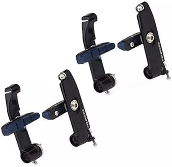 Laminar FOURIERS BR-S005 Direct Mount Aero V-Brake Set for Giant Propel, Black, AL6061-T6 3D Forged, 256g (F+R), Fits Road Bike, 25mm Tires