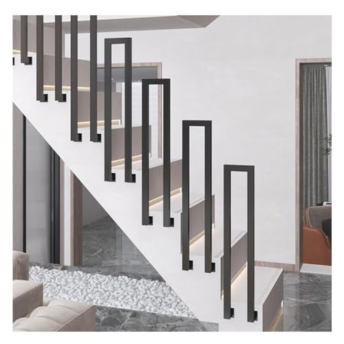 Nordic Side Mounted ils per scale eleganti ringhiere interno/esterno facile auto-installazione maniglie sicure semplici recinzioni per gradini (dimensioni: U 95 cm)