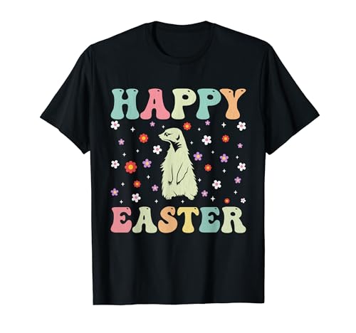 Happy Easter Meerkat Lover Funny Easter Costume T-Shirt