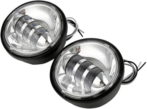 Feux croisement 4,5 pouces phare de moto blanc pour vos voyages en Touring