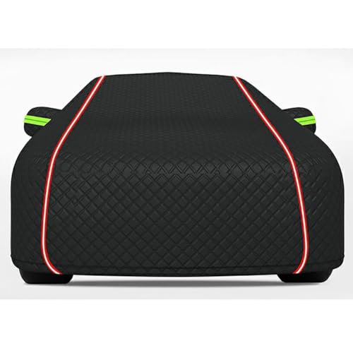JUNJIKAIDAN Funda Coche Antigranizo Exterior para BMW Z4 Z4 M E85 E86 E89 G29, Fundas Completa Impermeable Transpirable Forro de Algodón Cubierta Protección,F/Black-Red