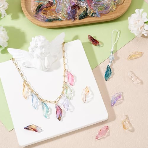 Perles en verre de qualité supérieure feuilles ciselées Beadthoven pour création de bijoux
