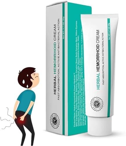 Crema para hemorroides a base de hierbas Ungüento para hemorroides a base de hierbas orgánicas naturales Crema para aliviar las hemorroides Alivia la picazón y la hinchazón Crema para hemorroides para