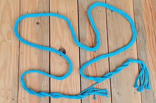 Braided Tassel Knotted Belt for Women, Adjustable Cotton Wrap Belts, Handmade Boho Macrame Waist Sash for Midi Dresses, Robes, Shirts, Caftans, Utility Basic Accessories, Woven Cord Wide Belt4