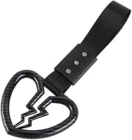 Vista 33 de Q1-TECH, JDM Tsurikawa Anillo japonés de metro, tren, autobús, mango de corazón roto, correa de mano, anillos de advertencia para parachoques