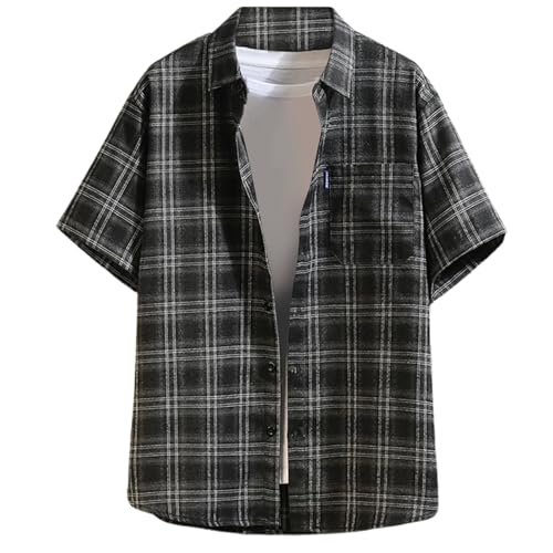 Chemise hawaïenne homme grande taille rouge et blanc pour l'été