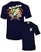 Fishing T-shirt Big Bass Fishing-navy-xl
