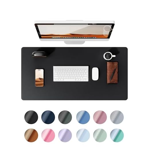 YSAGi PU Leather Large Desk Protector