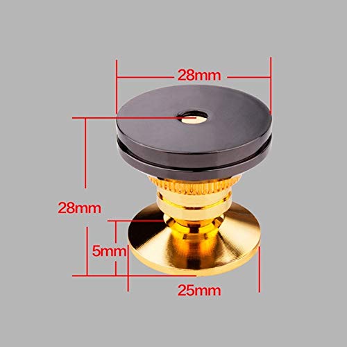 image for Restrdt 4 Set Gold Speaker with Floor Discs Stand Foot Isolation Spike