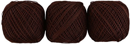 オリムパス製絲 金票 レース糸 #40 Col.779 ブラウン 系 10g 約89m 3玉セット