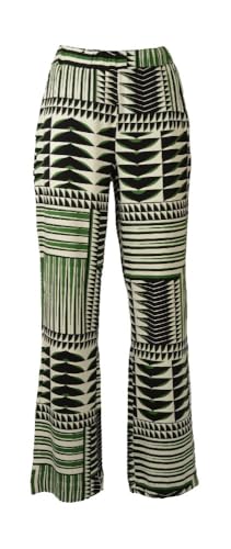 Pantalon femme taille longue élastique en viscose fluide et grandes poches RAGNO