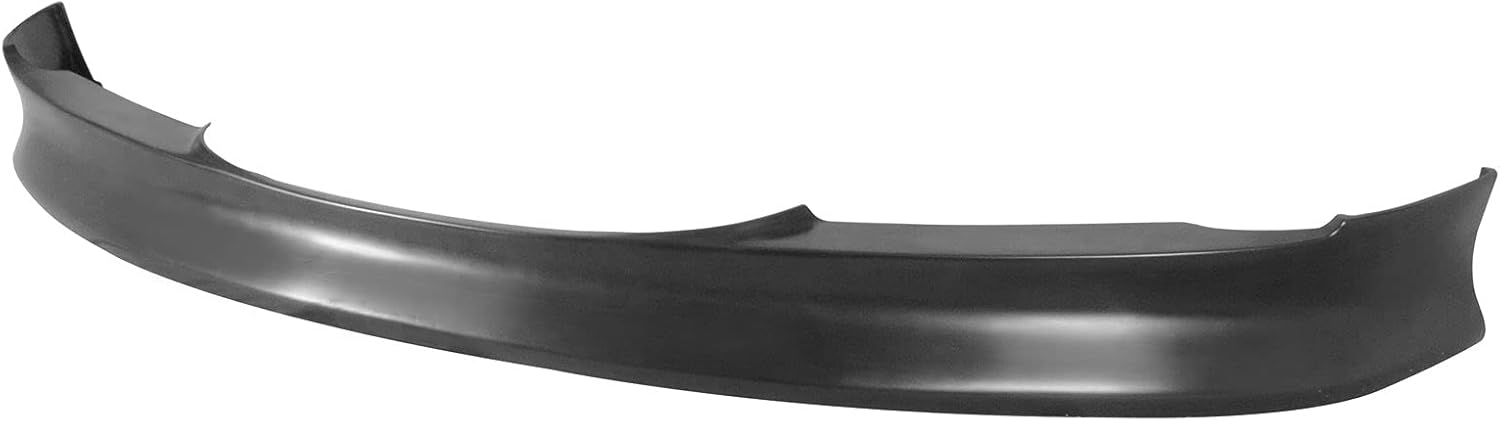 FREEMOTOR802® Front Bumper Lip Splitter Air Dam Chin Spoiler, Fits 2005-2008 BMW E90 3-Series Sedan, IKON Style Unpainted Black PU 1PC Lower Guard Protector Underbody Styling Trim