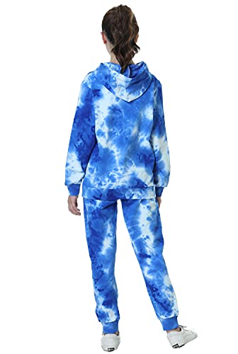 Girlsfav Little Big Boys Girls Tie Dye Sweatsuit Set Cotton Hoodie Tracksuit Outfit Jogging Suits 5-15Years, 7-8 Years #TOP4