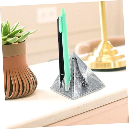 Porte-stylo de décoration pyramide pour résoudre le désordre de bureau - 8