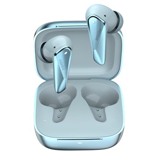 Noise Newly Launched Buds N2 Pro Truly Wireless Earbuds with Metallic Finish, 70H of Playtime, ANC(Upto 32Db), Dual Pairing, Instacharge(10 Min=200 Min), BT V6.0(Arctic Blue)