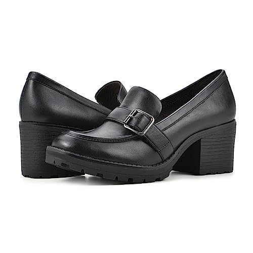 Image of WHITE MOUNTAIN Women's Shoes Bougie Block Heel Loafer