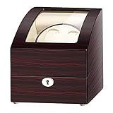 Mit ständig Rotation hält die Watch-Wickler-Box Ihre Uhr (insbesondere mechanische Uhren) in Bewegung, um zu vermeiden, die Genauigkeit der Uhr zu reduzieren.