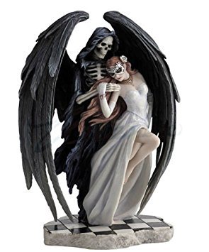 9.5" Anne Stokes Dance With Death Figurine Santa Muerte Grim Reaper Statue