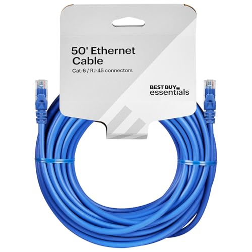 Câble Ethernet Cat 6 de 15,2 m pour connexion internet stable à la maison