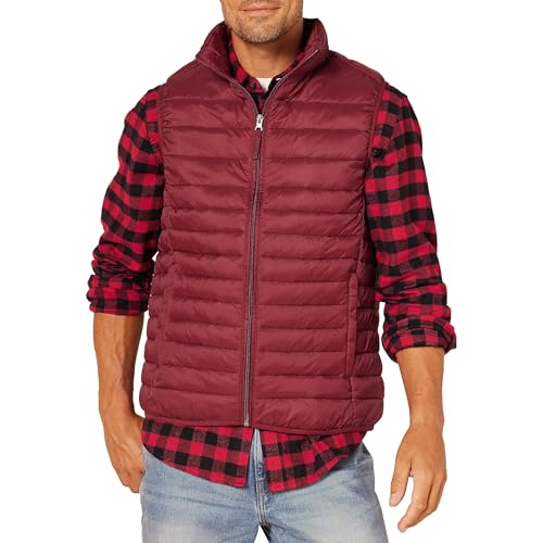 Image of Amazon Essentials Men's Lightweight Water-Resistant Packable Puffer Vest