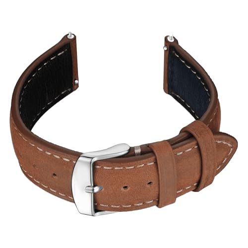 Image of ACM Watch Strap 22mm compatible with Beatxp Exact Smartwatch | Luxury Leather Belt Classic Band