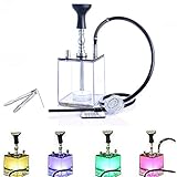 [PERFECT RAUCHER SHISHA]: Große Wolke, zieht schön. Einfach zu montieren, demontieren, reinigen und geschützt speichern, ideal für zu Hause oder für die Reise.