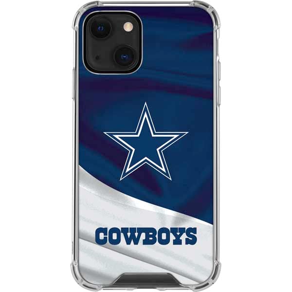 Skinit Clear Phone Case Compatible with iPhone 15 - Officially Licensed NFL Dallas Cowboys Design