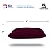 ACA Daily 66x Regulation Cornhole Bags Weather Resistant Resin Filled 6x6 Set of 4 Burgundy
