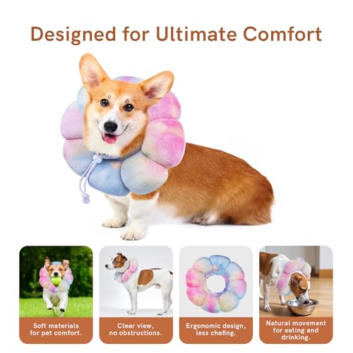 Image of Cat Collar Soft, Adjustable Soft Protective Neck Cats Recovery Cone After Surgery