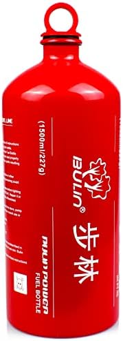RANDDER 1500ML Liquid Fuel Bottle for Motorcycle, Camping and Emergencies (1.5L)