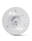 Tomosu Ceiling Fan Light Kit Replacement, 5.1 inch Dimmable 3CCT 3000K/4000K/5000K, 24W 2100LM 120V,