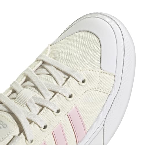adidas Womens Bravada 2.0 Platform Sportswear, Off White/Clear Pink/White, 7