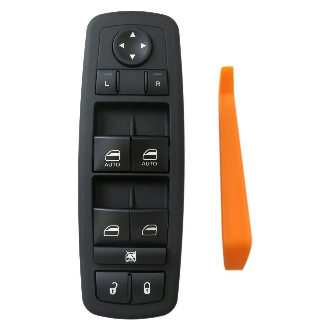 Driver Side Power Window Master Control Switch OE68110871AA for Chrysler Town & Country 2012-2016, Dodge Grand Caravan 2012-2016, RAM C/V