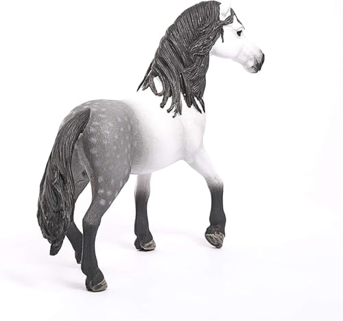 SCHLEICH HORSE CLUB | Stallone andaluso 13821 | cavallo ricco di dettagli | idea regalo perfetta per bambine e bambini | cavallo giocattolo 5 anni | 14 x 4 x 11 cm