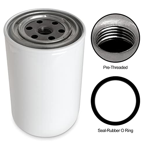 Fuel Filter 18-7866 Replacement for Yamaha Engine - 10 Micron Fuel Water Separator Filter Compatible with Yamaha 2 & 4 Stroke Outboard Engines F150, Replace MAR-FUELF-IL-TR, MAR-10MEL-00-00, 2 Pack