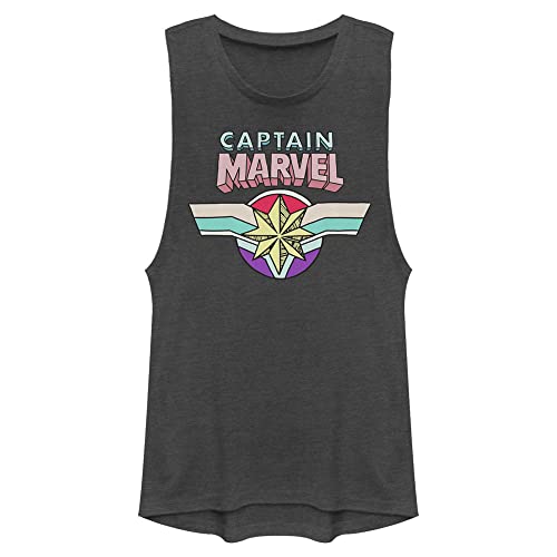 Débardeur de sport Marvel Captain pour femme style muscle tank