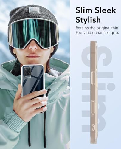 Image of Jkobi Lifetime Anti-Yellow Clear Back Cover Case for Oppo A54 (Sleek Hard Crystal | Shockproof and Camera Protection)
