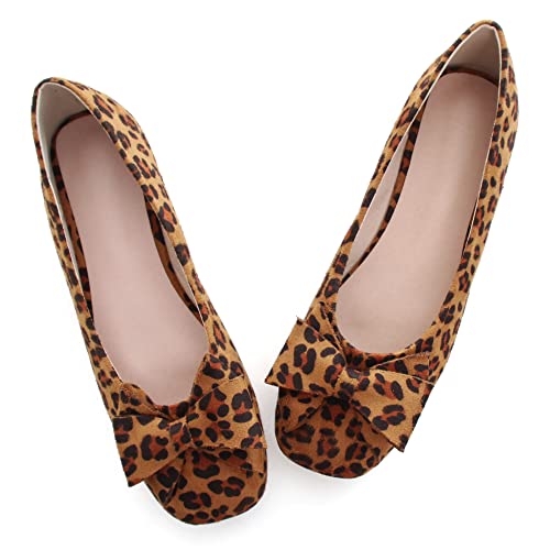 Image of Dear Time Women's Flats Shoes Bowknot Dressy Ballets Loafers Wedding Business Casual Walking Shoes