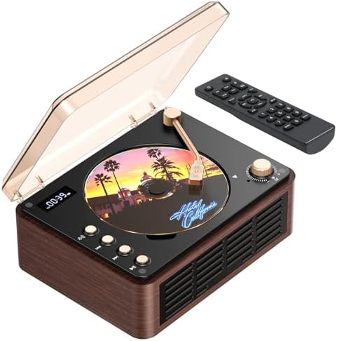 CD Player with Speaker, Retro