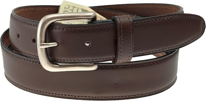 Thomas Bates Mens Kennedy Money Belt - Leather Strap with Hidden Pocket for Cash & Travel Essentials- Anti Theft Accessories