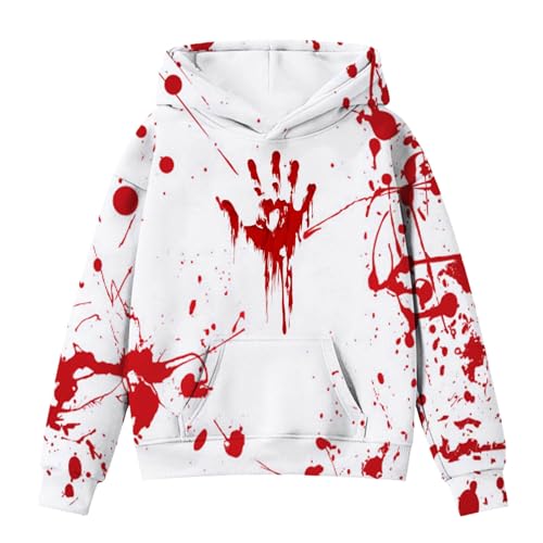 Generisch Trendige Kapuzenpullover für Mädchen mit blutigem...