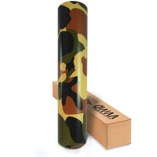 Woodland Camo Vinyl Car Boat Vehicle Wrap 2 Feet X 5 Feet Self Adhesive Stretch Conform Decal Diy #TOP4